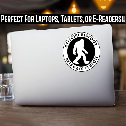 Bigfoot Response Vehicle Vinyl Decal Sticker | Cars Trucks Vans Walls Laptops Cups | White on Black Background | 5.5 inches | KCD906W by KCD - Used condition - Image 5