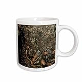 3dRose The Brair-Rose The Prince Enters the Brair Wood by Edward Burne-Jones 11oz Mug