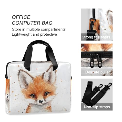 Maletín para portátil ALAZA Cute Fox 13-15.6 pulg miniatura 5