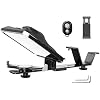 أجهزة الكمبيوتر المحمولة GVM لأجهزة الكمبيوتر اللوحية المحمولة DSLR المحمولة 10.5 بوصة Teleprompter Kit مع جهاز التحكم عن بعد والتطبيق ، وتركيبات الألومنيوم الصلبة ، مطياف عديم اللون ، عدسة عالية الدقة عالية الزاوية