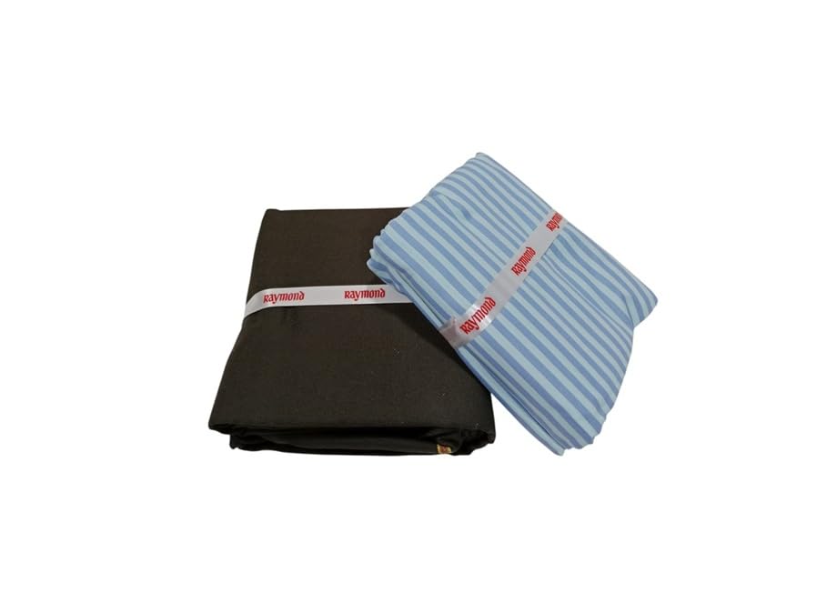 raymond fabrics Raymond Men’s Unstitched Formal Shirt & Trouser Fabric | Premium Cotton Shirt Material & Solid Pant Fabric | Ready to Stitch Combo-picture-11