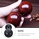 2 Stück Jade Hand Massage Bälle Baoding Bälle Chinesische Akupunkt älle Hand übungs (Schwarz) Gong Kugeln