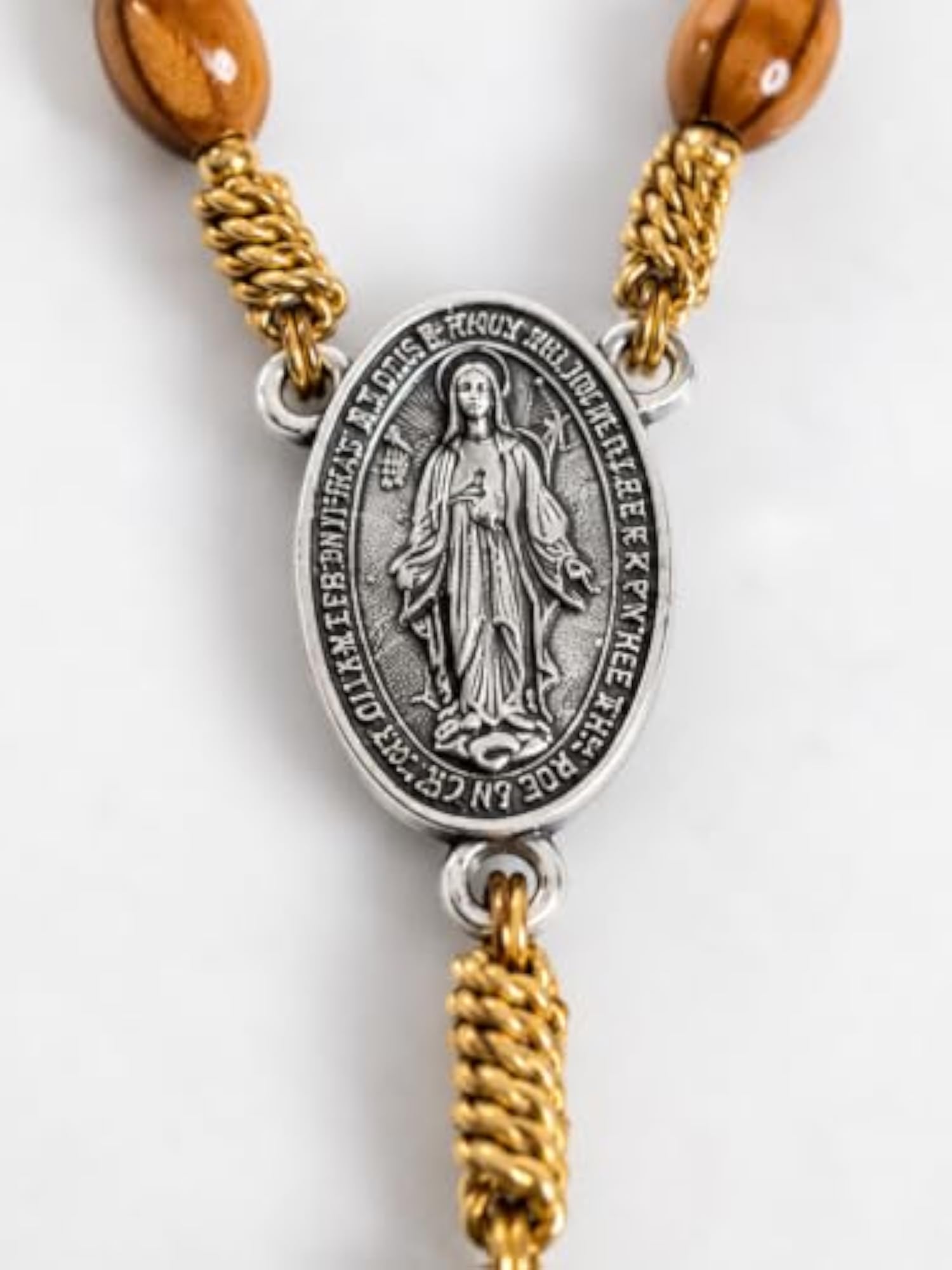 Authentic Jerusalem Olive Wood Rosary Beads for Men, Women