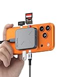 Hagibis M2 SSD Magnetic USB C Hub with Magsafe for iPhone 16 15 Pro Max, 7-in-1 Type-C Docking Station 4K@60Hz HDMI SD3.0 TF3.0 Card Slot 100W PD 10Gbps USB-C AUX for MacBook Pro, iPad Pro (TC100)