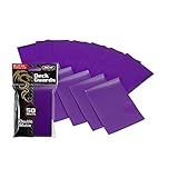 BCW 300 Premium Purple Double Matte Deck Guard Sleeve Protectors for Gaming Cards Like Magic The Gathering MTG, Pokemon, YU-GI-OH!, & More.