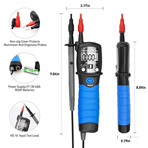 Multimètre Numérique de Type Stylo à Plage Automatique 6000 Comptes Haute Précision - 3