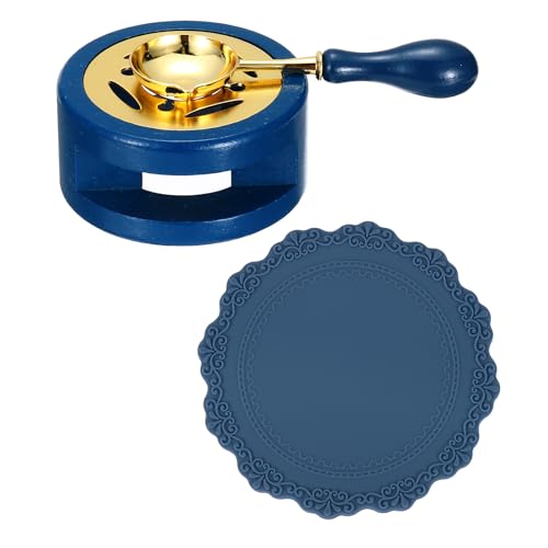 Kit cachet de cire avec tapis en silicone antiadhésif pour réussir vos sceaux