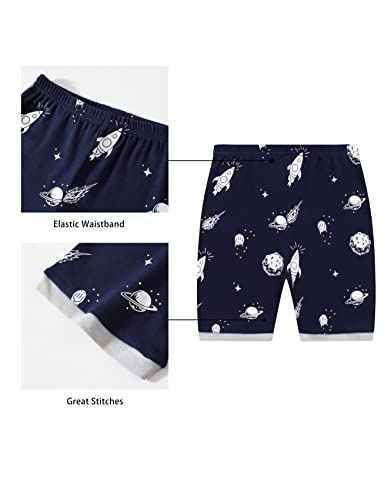 Image of KikizYe Boys Short Sleeve Pajamas Kids Summer Pjs Children Pajamas