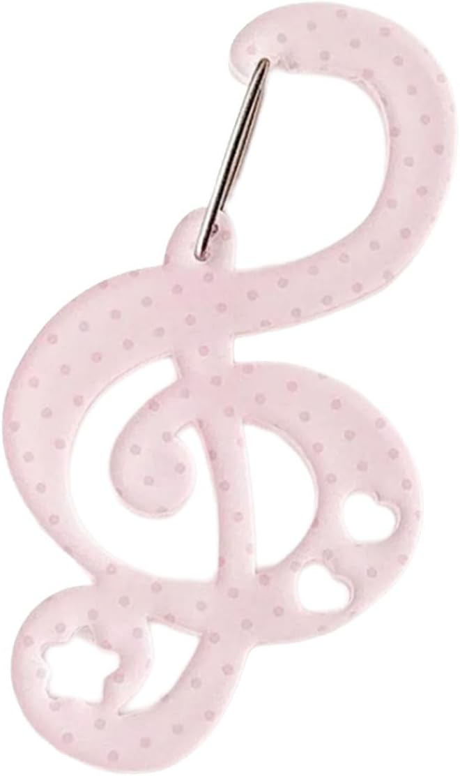 Acrylic Star Note Shape Carabiner Hook Clips Card Holder Keychain Portable Outdoor Keyring Hook Backpack Pendant Gifts