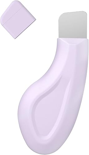 Miniatura 8 de Removedor de puntos negros de nariz de silicona, espátula facial para limpieza profunda, eliminación de cabeza negra. Depurador de piel suave y Beige