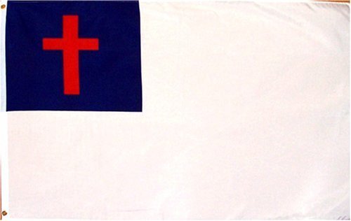 Christian Flag - 3 foot by 5 foot Polyester (NEW)