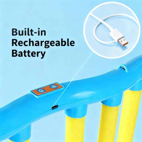 Reflex Game Falling Sticks,Remote Control 3-Speed Stick Drop Reflex Challenge Game for Adults, Hand Eye Coordination Games with 3 Adjustable Speed Modes, Reaction Time Training for All Ages (Yellow)