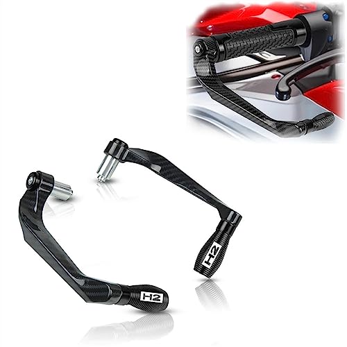 Protège-Mains Moto Garde Levier Kawasaki H2 Poignées Guidon Frein Nero
