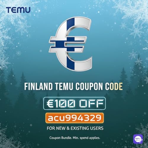 ₤⪪€ Finland TℰℳU Coupon Code €100 off "acu994329" For New & Existing User