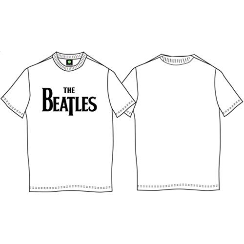 Band Monkey The Beatles Kids T-Shirt Drop T Logo White