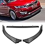 Q1-Tech Q1-TECH, Front Bumper Lip fit for compatible with 2011-2013 Kia Optima SX/Hybrid USA Model Only, Spoiler Air Chin Body Kit Splitter Unpainted Matt Black ABS, 2012 (STP-Style)