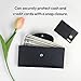 carrotez All-in-One Long Bifold 2-Tier PU Leather Wallet for Women, Money Organizer for Travel, Budgeting, Cash Envelope Wallet for Carrying Cash, Credit Cards & Business Cards - Indigo