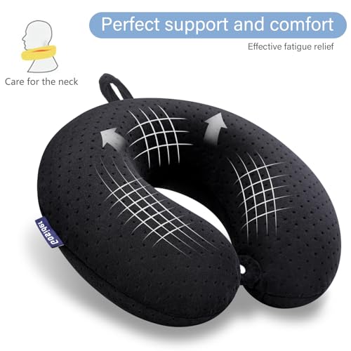 Gosider Travel Neck Pillow, Memory Foam Airplane Pillow, Black by Gosider - Used condition - Image 4