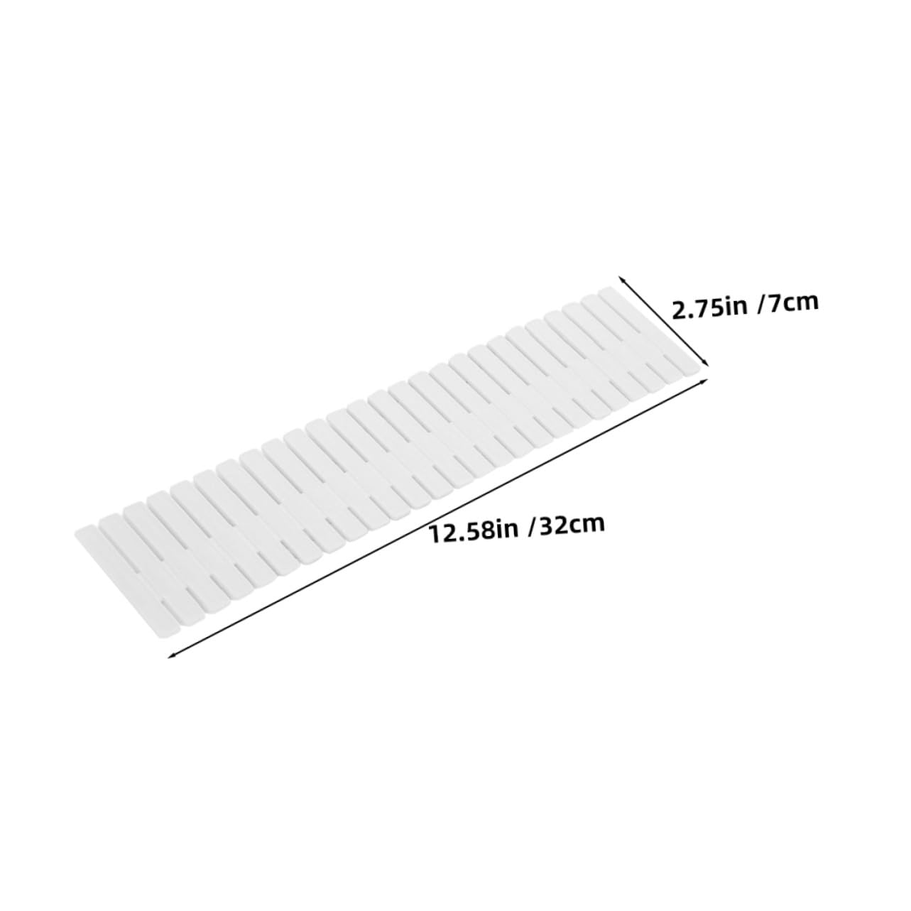 Toyvian 16 Stück Verstellbare Schubladenteiler DIY Ordnungssystem Weiß für Socken Unterwäsche Schals Kosmetik Organizer Vielseitig für Schlafzimmer Küche Badezimmer