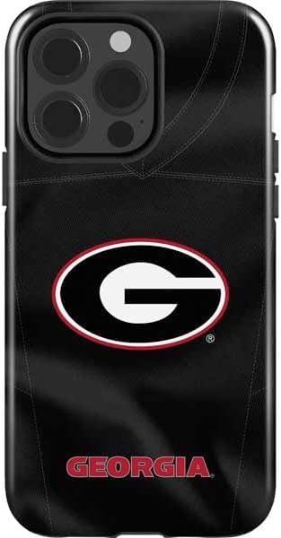 Skinit Impact Phone Case Compatible with iPhone 15 Pro - Officially Licensed University of Georgia Bulldogs Logo Design