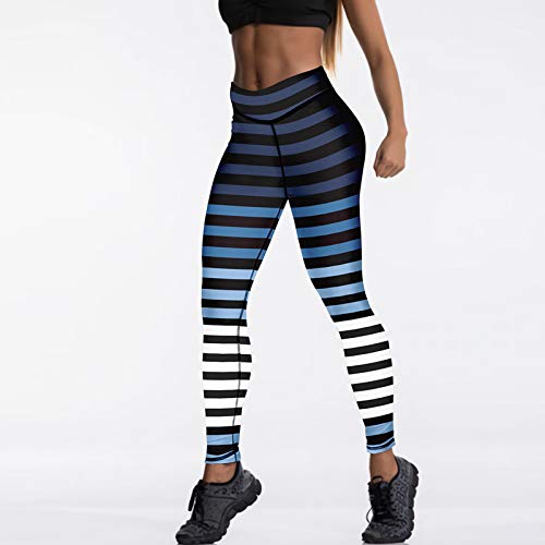 Siaonvr Leggings femininas para ioga, Power Stretch Treino Leggings com cintura alta e controle de b