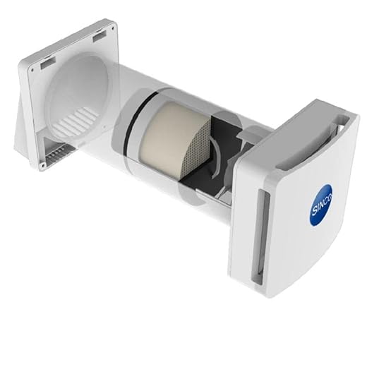 Sistema SINCO Studio de Ventilación Forzada (Equipo y accesorios) - Elimina humedades por condensación y gas radón en viviendas de hasta 40m² - Antihumedades