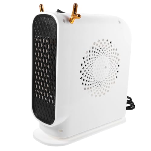 KICHOUSE Calentador de Escritorio Eléctrico Compacto y Energéticamente Oficina y Hogar Calentamiento y Silencioso Práctico Consumo de Energía