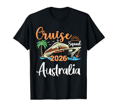 Australia Cruise Squad 2026 Family Holiday Matching T-Shirt