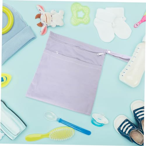 Bolsa organizadora para pañales Toddmomy 2 piezas gris miniatura 2