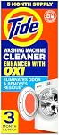 Tide Washing Machine Cleaner, Washer Machine Cleaner with Oxi for Front and Top Loader Washer Machines, Deep Cleaning Residue & Odor Eliminator, 3 Count (Pack of 1)