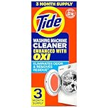 Tide Washing Machine Cleaner, Washer Machine Cleaner with Oxi for Front and Top Loader Washer Machines, Deep Cleaning Residue & Odor Eliminator, 3 Count (Pack of 1)