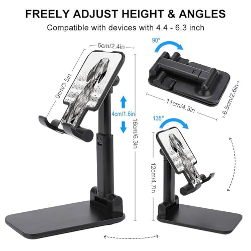 Support de téléphone pliable pour bureau réglable idéal pour vos visioconférences - 2