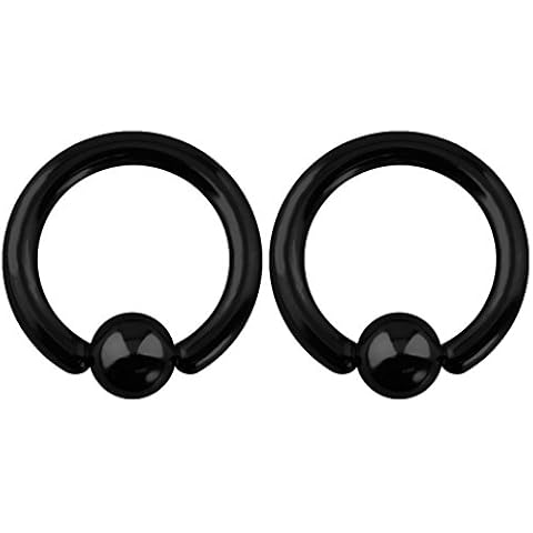 Forbidden Body Jewelry 10g 12mm Piercing Hoops Cover