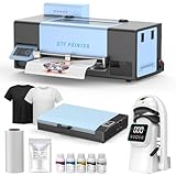 EXPLUX A3Pro Max XP600 DTF Printer,2X Faster Than L1800/L805, Anti-Clogging Design+Auto Clean, Foldable 5" Touchscreen, Multi-Material Compatible (A3 XP600Pro Max Printer+Oven)