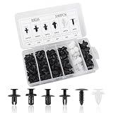 100PCS Car Fasteners, Multi Specification Push Type Retainers/Bumper Clips/Door Panel Clips Compatible With BMW Audi Ford Honda, Automotive Body Parts & Trim