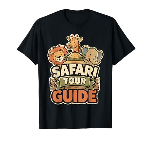 Safari Tour Guide Costume Jungle Zoo Animal Africa Halloween T-Shirt