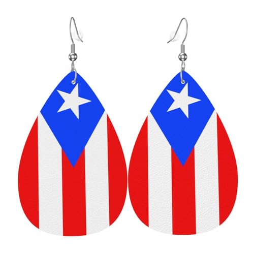 Checkered Earrings Faux Leather Teardrop Earrings For Women Drop Dangle Earrings Checkered Jewelry