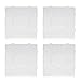 ARTKAL 4 PCS 2.6mm Mini Beads Large Square Pegboards BCP01-4 (NOT FOR MIDI BEADS, FOR mini BEADS ONLY)