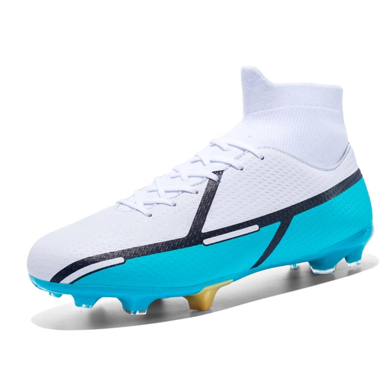 Men's Soccer Shoes High-Tops Youth Athletics Outdoor Football Cleats for Big Boys Training Sneaker