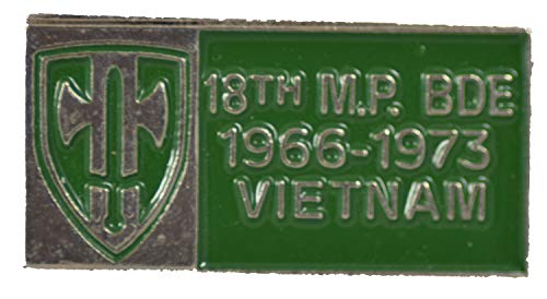 18th MP Brigade Vietnam LAPEL PIN OR HAT PIN - Size 1 1/8