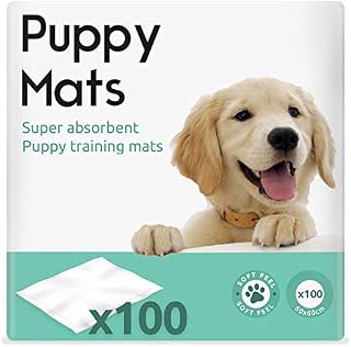 Drylife Super Absorbent Disposable Dog and Puppy Training Pads | Quick Drying, Leak Proof, Odour Control & Extra Protection for Floors & Carpets - 60cm x 60cm (Pack of 100)