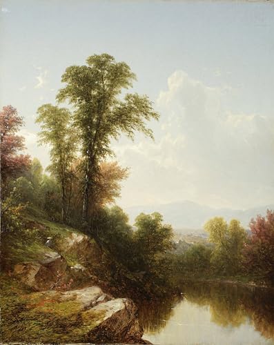 Graffiti Art Mural River Scene Catskill poster peinture William Casilear 60x90cm