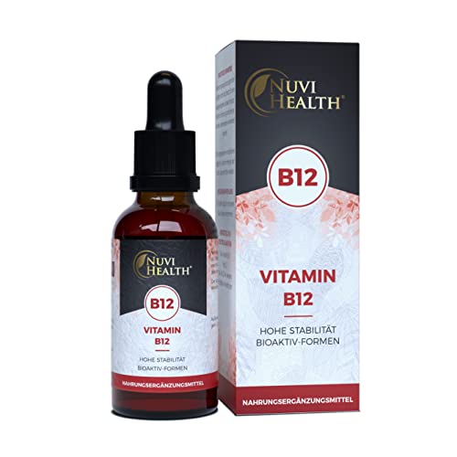Vitamina B12 gotas 200 µg - 50 ml (1750 gotas) - Con 3 formas: Ambas formas activas (metil y adenosilcobalamina) + depósito (hidroxocobalamina) - Vegano - Alta biodisponibilidad Cover