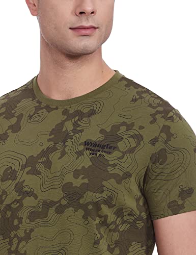Image of Wrangler Men's Solid Fitted Tshirts