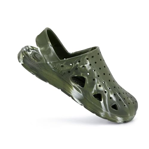 Image of Totes Kids' Everywear Lightweight Waterproof Contoured Splash and Play Clog Sandals with Strap