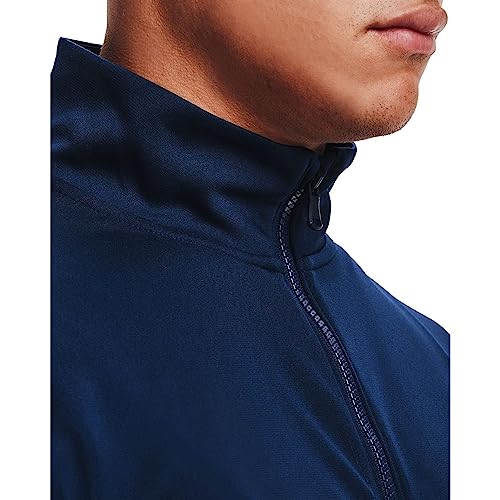 Agasalho Masculino Under Armour Knit Track Suit Cor:Azul;Tamanho:GG