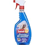 Eliminador de Odores Para Cães e Gatos, Tradicional - Gatilho, Sanol Dog, 500ml, Azul