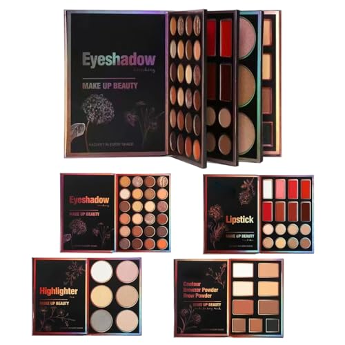 Palette maquillage 55 couleurs pour briller en soirée, festival et rendez-vous