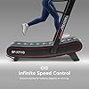 Sunny Health & Fitness Smart Ultra Manual Treadmill, Curved, Non-Motorized, High-Intensity with 8 Levels of Magnetic Resistance - SF-X7110