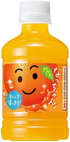 Amazon サントリー なっちゃん オレンジ 280mlペットボトル 24本入 サントリーフーズ 野菜ジュース フルーツジュース 通販